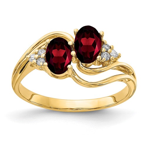 14k yellow gold 6x4mm oval - 14k,