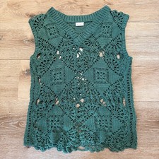 Paul Aaron Knit Crochet Vest
