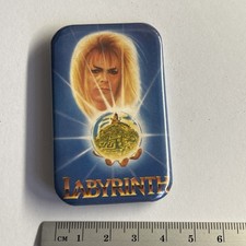 Rare Collectible Pin Badge Film Movie Labyrinth David Bowie Jim Henson Fantasy 