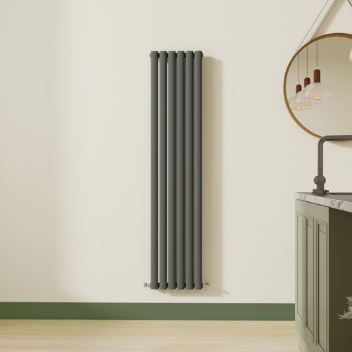 Oval column radiator - radiator, vertical