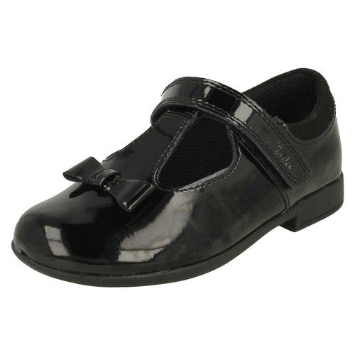 Girls clarks bow detailed - girls,