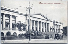 VTG Bombay Town Hall Postcard