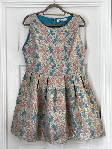 Metallic floral jacquard fit - floral,