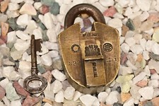 Sparling Padlock Vintage Brass