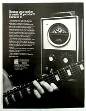 1979 CONTINENTAL MUSIC Strobotuner Guitar Tuner Magazine Ad