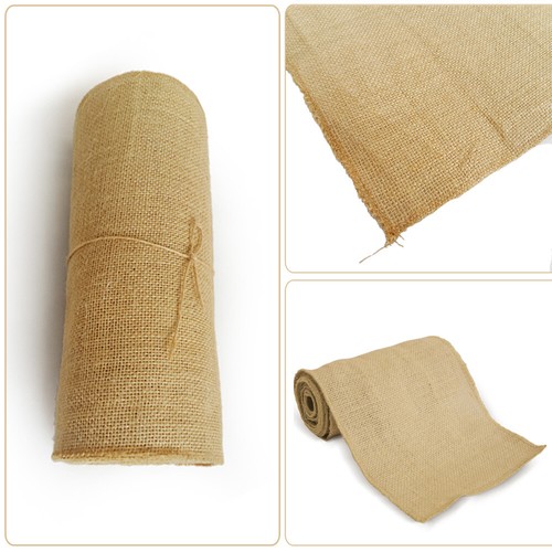 Tts 33ft hessian roll fabric - 33ft,