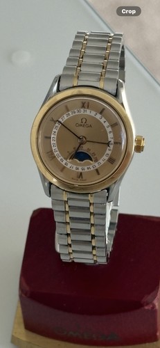 Ladies 3380 18k omega - ladies, 18k/ss