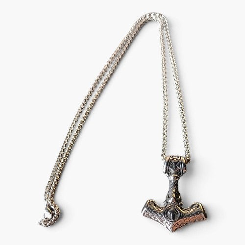 Viking thors hammer necklace - thors,