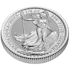 4 X QUARTER #SILVER Britannia