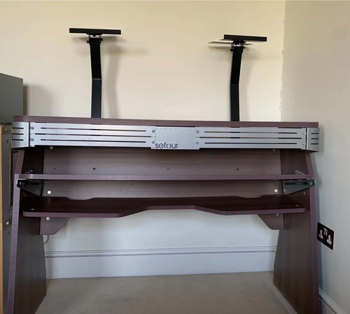 Music production studio desk - production,