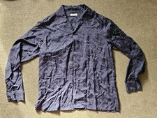 Small Sandro Navy Viscose