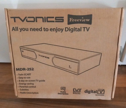 Tvonics mdr 252 freeview box - freeview,