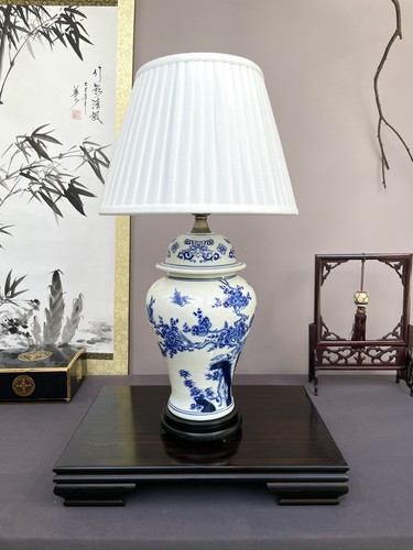 Chinoiserie blue and - blue, white