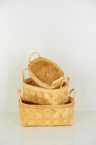 Set storage baskets woven - 3,