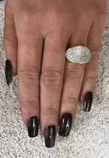 18ct GOLD DIAMOND CLUSTER RING