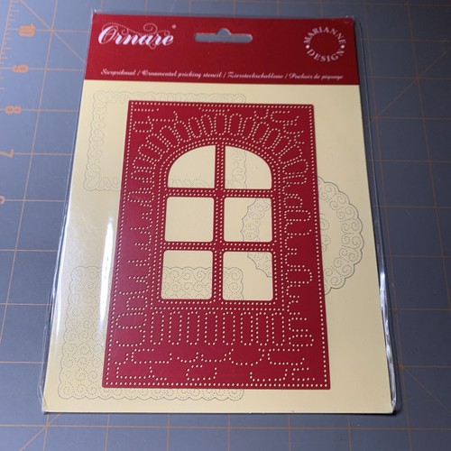 Ornare pricking stencil red - ornare,
