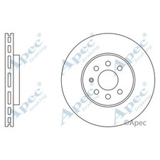 2x Brake Discs Vented For