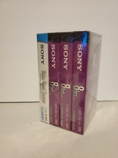 Sony 4 Pack VHS Tapes Blank