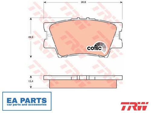 Brake pad set disc - brake,