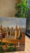 Handmade Oil Painting of Wazir