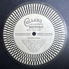 Vintage COLLARO STROBOSCOPIC