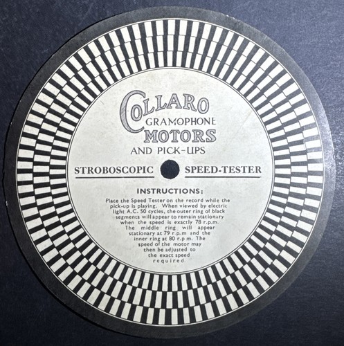 Vintage collaro stroboscopic - collaro,