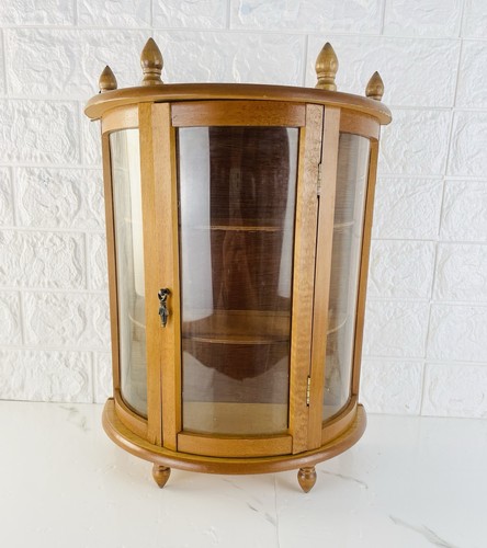 Vintage wooden shelf - 2, curved