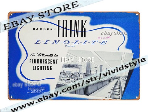 Tin sign 1941 - sign, frink