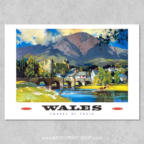 Wales poster railway - br,