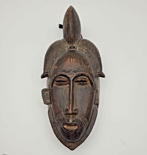 Old african hand carved wooden - hand,