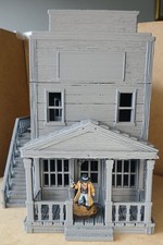 28mm Cowboy/Western/Mexican Frontier Bank Model 3d printed old west