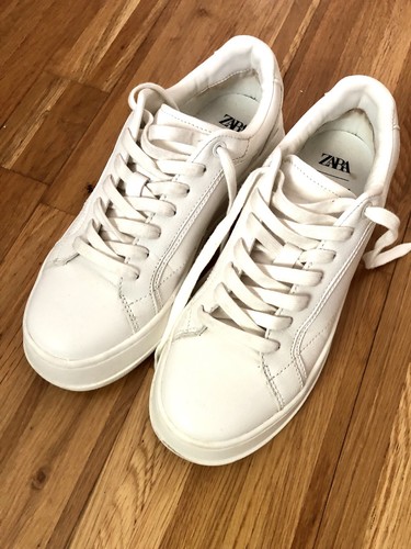 Zara white sneakers size - zara,