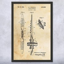 Airplane Propeller Patent Wall