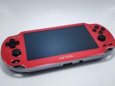 Ps Vita 1000 wifi custom red and black console NEW SCREEN 