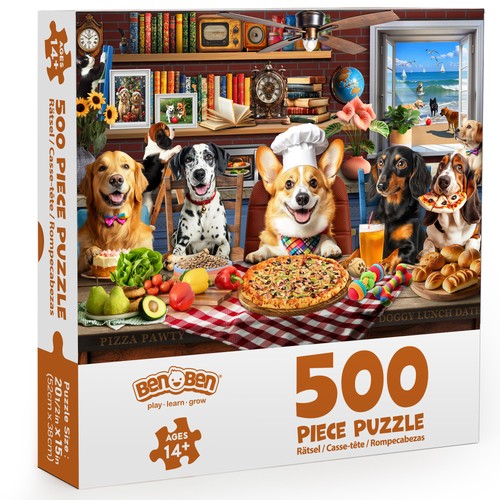 500 pieces jigsaw - pieces,
