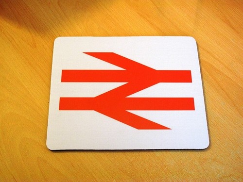 British rail double - rail, arrow