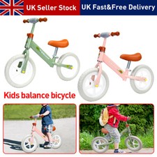 11" Kids Balance Bike Walking Running Training Bicycle Adjustable Seat Aged 2-5