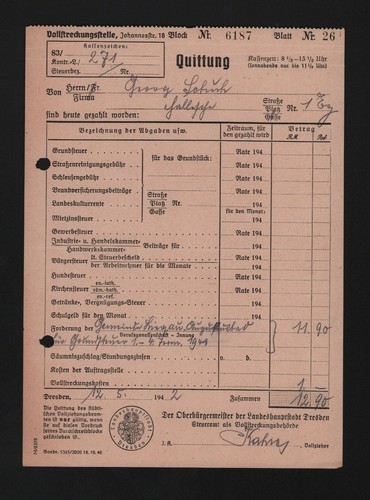Dresden letter 1942 the - dresden,, 1942,