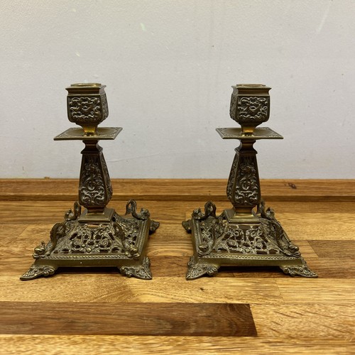 Rare pair antique - of, gothic