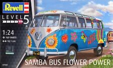 Revell 07050 1:24th scale VW T1 Samba Bus Flower Power