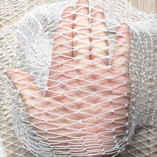 White nylon garden netting - white,