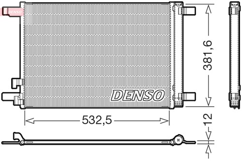 Condenser fits audi - fits,