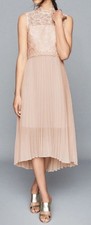 New Reiss Nude Peach Pale Pink
