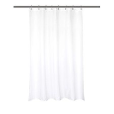 White Microfiber Stall Shower