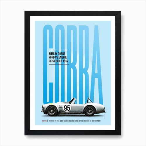 Shelby cobra tribute art - shelby,
