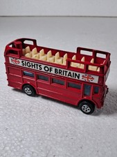 AEC Routemaster Open Top Bus Red TC35883P  no 8 Tower Bridge Trafalgar square 