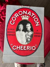 16-127 Large Coronation Cheerio pub sign