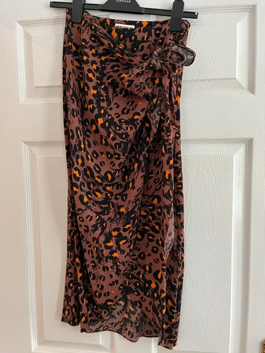 Whistles brown leopard sarong