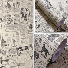 Vintage Newspaper Wallpaper