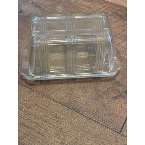 Vintage art deco - clear, glass